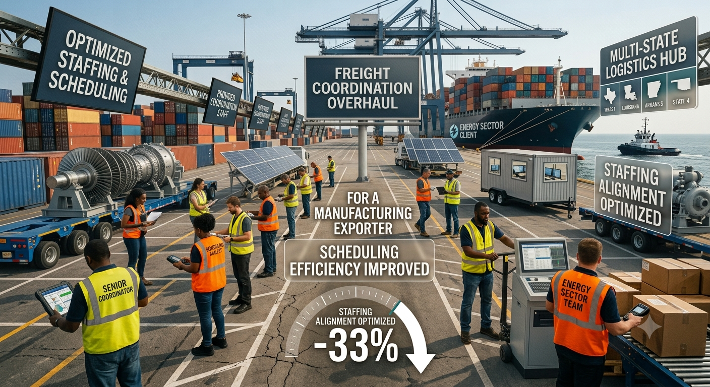 Energy sector logistics case study